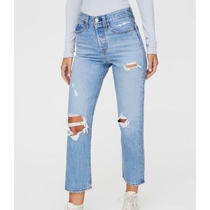 Women's Wedgie straight light blue Levi's